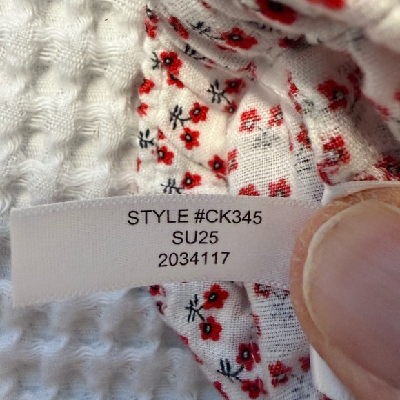 J. Crew Cotton & Linen Blend Floral Printed White Wide Leg Pants NWT L - Picture 6 of 8